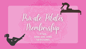 E-Gift Card - Private Pilates Membership (5 Sessions)