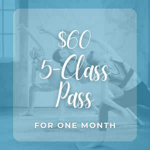 $60 5-Class Pass