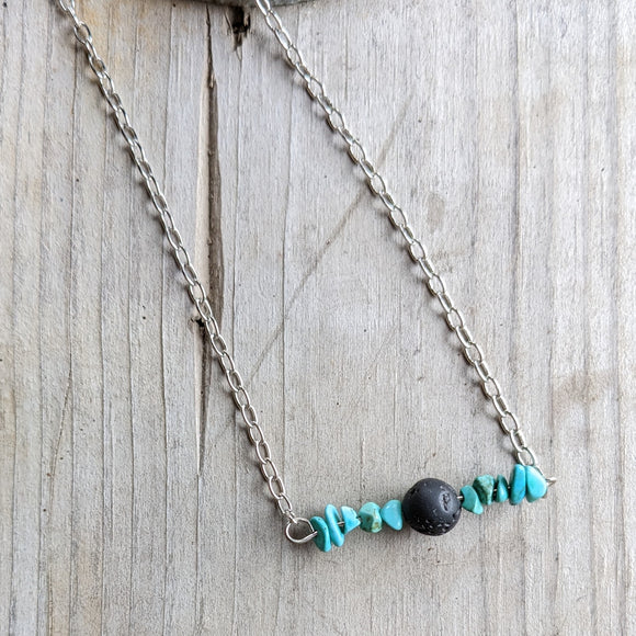 Turquoise Diffuser Necklace