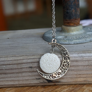 Moon Stone Diffuser Necklace