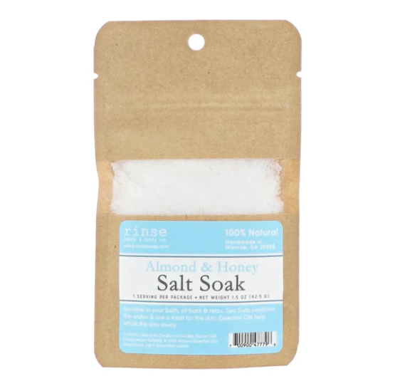 Rinse Almond Honey Bath and Body Salt Soak