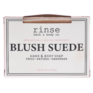 Blush Suede Rinse Bar Soap